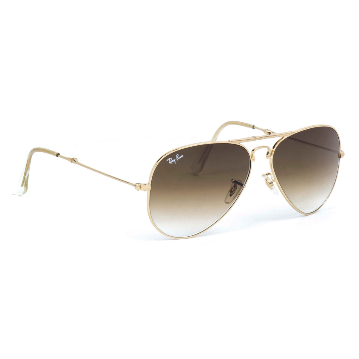 Lentes aviador dorado/marron con degrade