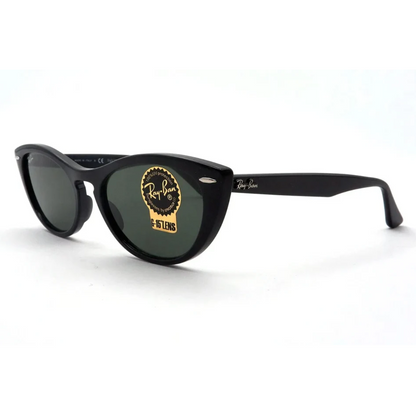 Diseño cat eye elegante y moderno en color negro