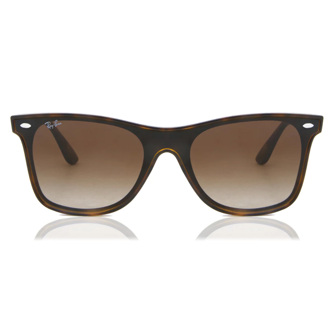 Diseño Wayfarer clásico con acabado carey premium
