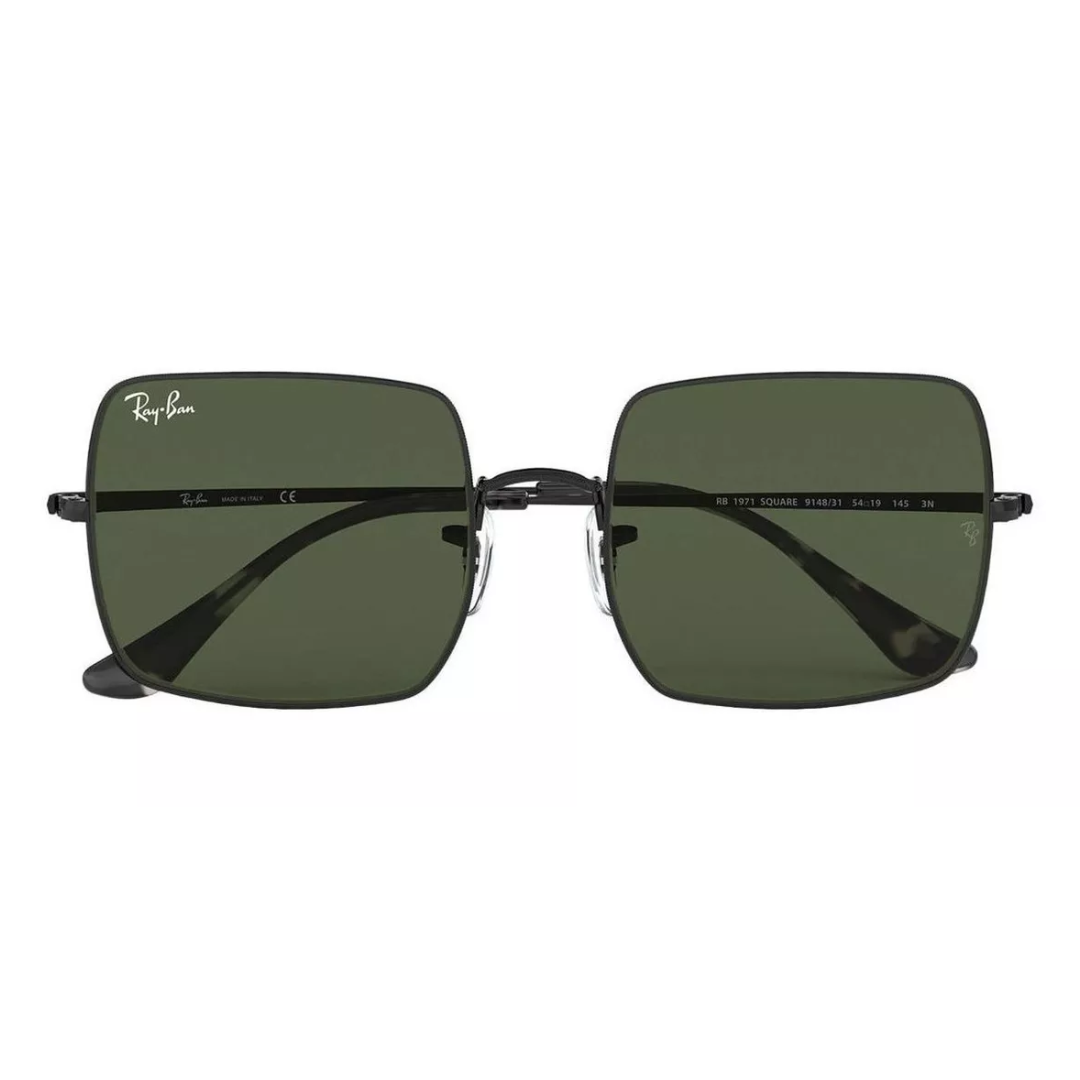 Square Classic (lente verde,marco negro)