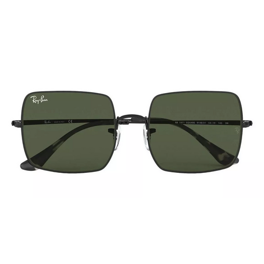 Square Classic (lente verde,marco negro)