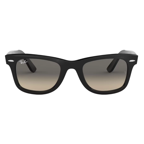 Diseño Wayfarer clásico con acabado negro elegante