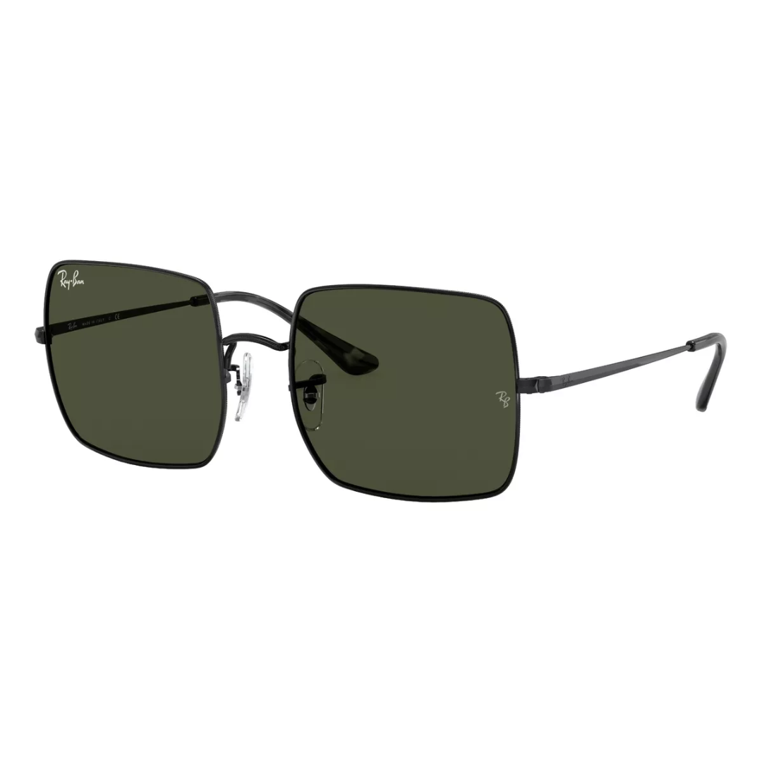 Square Classic (lente verde,marco negro)