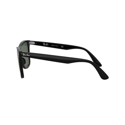 Wayfarer negro con lente verde