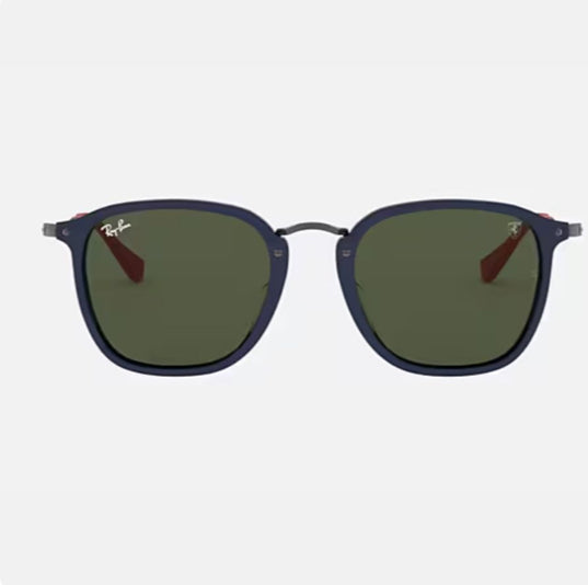 ferrari round fleck negro verde