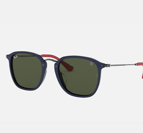 ferrari round fleck negro verde
